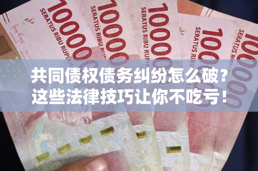 武汉共同债权债务纠纷怎么破？这些法律技巧让你不吃亏！