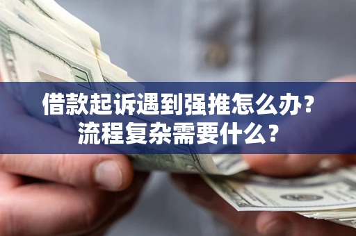武汉借款起诉遇到强推怎么办？流程复杂需要什么？