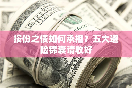 武汉按份之债如何承担？五大避险锦囊请收好