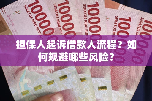 武汉担保人起诉借款人流程？如何规避哪些风险？