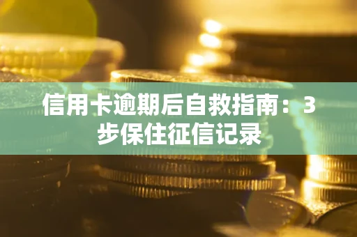 武汉信用卡逾期后自救指南：3步保住征信记录