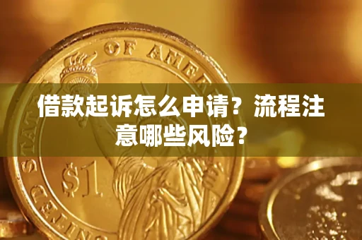 武汉借款起诉怎么申请？流程注意哪些风险？