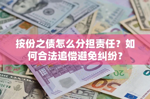 武汉按份之债怎么分担责任？如何合法追偿避免纠纷？