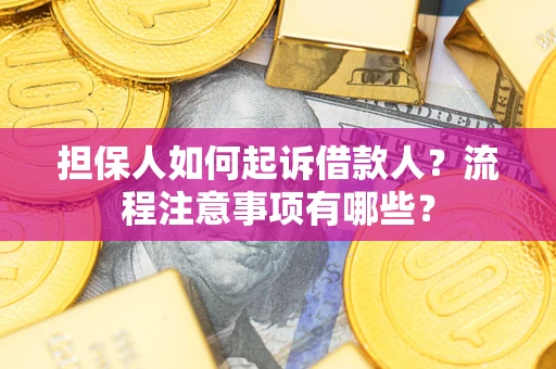 武汉担保人如何起诉借款人？流程注意事项有哪些？